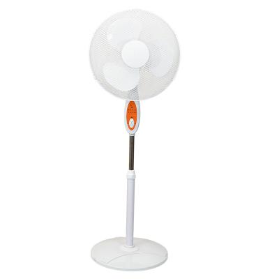 China 90 degree swing and tilt 60 degree home energy saving round base 16 inch stand up fan with remote for sale