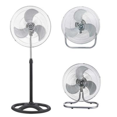 China 18 Inch High Quality Hot Powerful Metal Garage Sale Industrial Fan 3 In 1 for sale