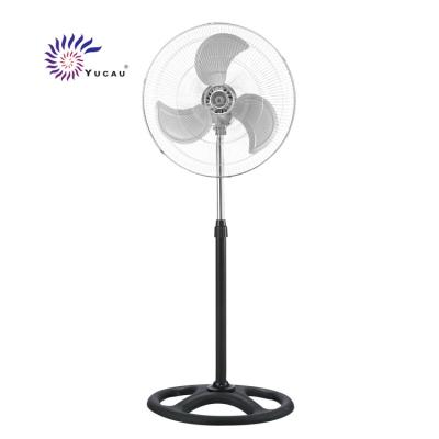 China Industrial AC 220v Pedestal Fan 18 Inch Garage Electric Hot Sale Industrial Stand Fan for sale