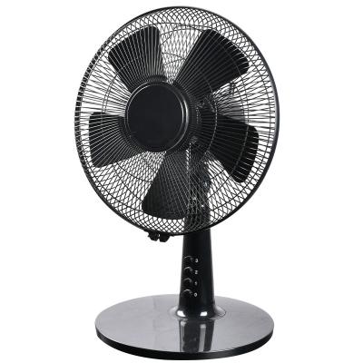 China 90 Degree Swing And Tilt 60 Degree Home Office Quiet High Speed ​​Fan 12 Inch Table Fan 12