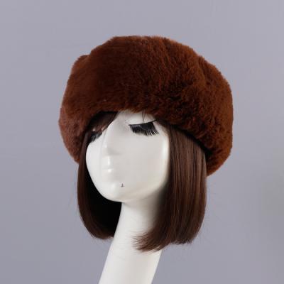 China China Factory Fashion Cozy Faux Fur Headband Set Faux Fur Headbands Faux Fur Winter Hair Band For Women for sale