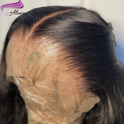 China Full End Virgin Human Hair 13x6 HD Lace Frontal Wigs Hair, Transparent Swiss Lace Frontal Wigs With Baby Hair, HD Lace Closure Wigs for sale