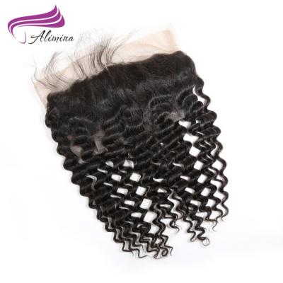 China Full End Natural Alimina Factory Price Color Virgin Hair With Lace Frontal Closure,Wholesale Lace Headband With Baby Hair for sale