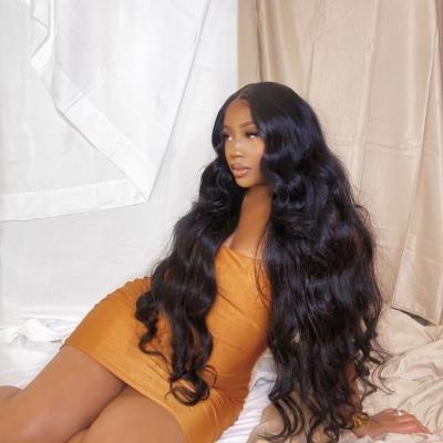 China Full End Glueless 360 Hair Lace Wig Vendors, HD Full Lace Frontal Wig For Black Women, Brazilian Clear Bone Straight Wigs for sale