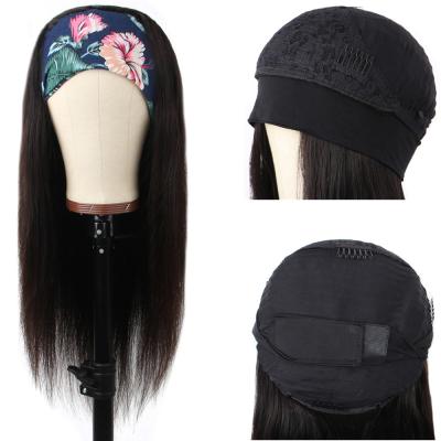 China Wholesale Full End Headband Wig Hair For Black Women, Raw Virgin Hair Headband Wigs for sale