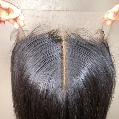 China Full End Alimina Top Closure Hair, Quick Open Silk Top Closure, Unprocessed Virgin Hair 5x5 Lace Closure for sale