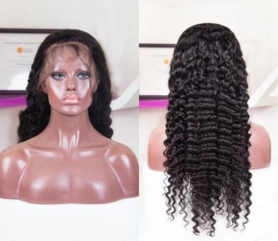 China Cheap 100 Hair Full End Wig,Natural Black Curly Front Lace Wig,Curly Lace Front Wig for sale