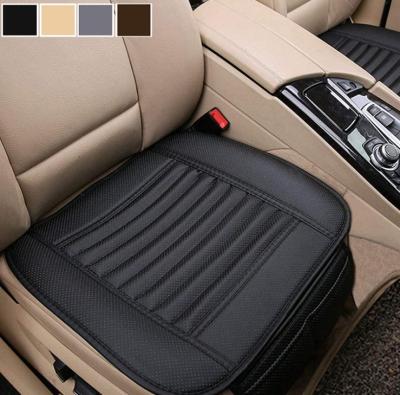 China Comforable Car Cushion 1PC Breathable Car Seat Cover Cushion Protector Interior Mat For Auto Supplies Office Chair With PU Leather for sale