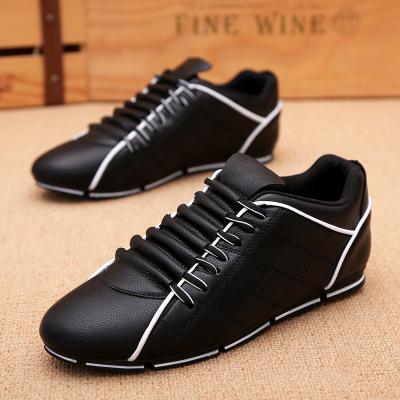 China 2021 Autumn New Casual Men's Leather Shoes Small Shoes Anti-slippery Fashion Men's Work Shoes for sale