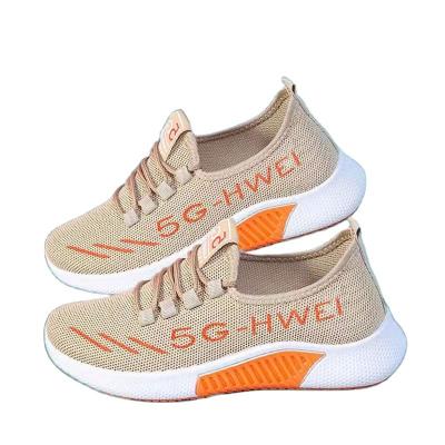 China Fashion Trend Factory Wholesale New Cheap Women's Sports Casual Shoes Woven Mesh Breathable Shoes for sale