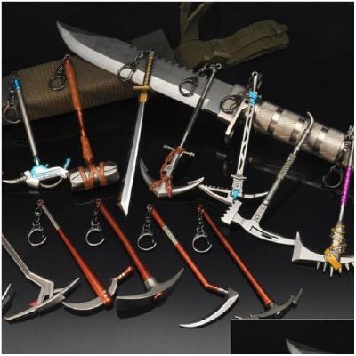 China Fortnight Key Chain 17 Nite Reaper Toy Anarchy Figure China Putian Plastic Shoes Zinc Ax Pickaxe Alloy Fort Pickaxe Keychain Action for sale