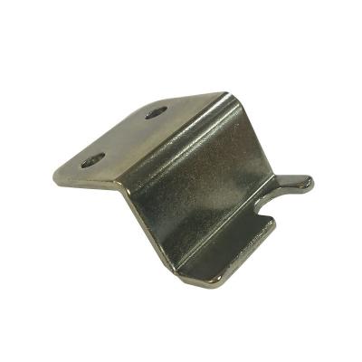 China ATM machine Custom precision galvanised nickel plated blank logo clips hardware bending forming process sheet metal stamping part for sale