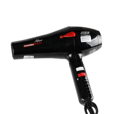 China Hot Selling High Performance Chaoba Blow Hair Dryer 2 Speed ​​3 Heat Setting Hair Dryer 1800W Professional for sale