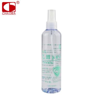 China CHAOBA 250ml Hand Sanitizer 75% Disposable Alcohol Waterless Disinfectant Spray CHAOBA 250ml Hand Base Cleaning Sanitizer for sale