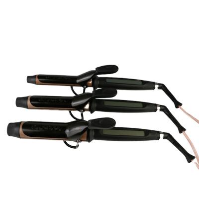 China Hairdresser ; Beauty Salon Curly Hair Iron Salon Products Curling Iron Touch Screen Smart Hair Curler For Salon for sale