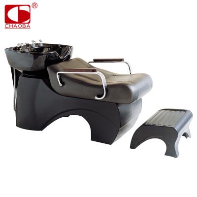 China Modern Factory Wholesale Hair Salon Furniture Massage Shampoo Basin Beds Wash Unit for sale