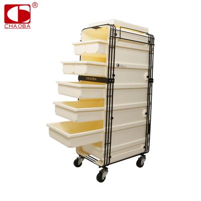 China CHAOBA modern beauty salon drawer trolley/beauty salon trolley/salon trolley CB-5522 for sale