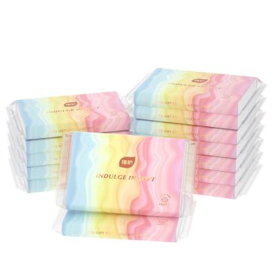 China Eco-friendly Factory Price High Standard Eco-Friendly Small Size Paper Baby Facial Tissue For Home for sale