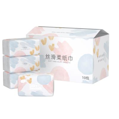 China Eco-friendly Good Quality Custom High Standard Eco-Friendly Care Baby Facial Tissue For Sale for sale