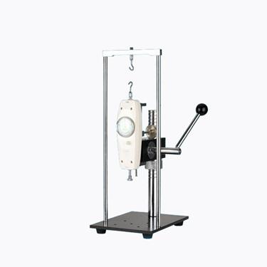 China Firm Manual Push / Pull Test Stand Fix for Force Gauge with Capacity 500N Stroke 90mm for sale