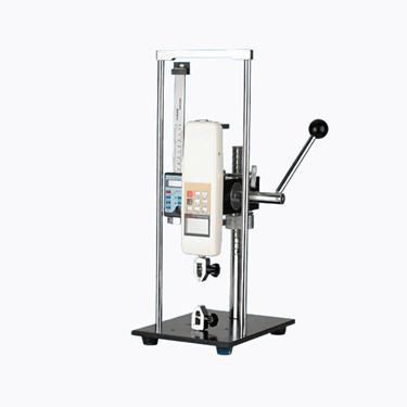 China Non Destructive Testing Equipment Manual Push / Pull Test Stand with Gear And Rack Transmission for sale