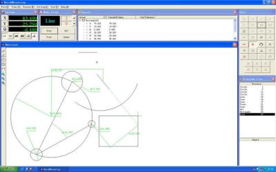 China Report Generation 2D Quick Measuring Software For Optical Profile Projector QM1.0 Version for sale