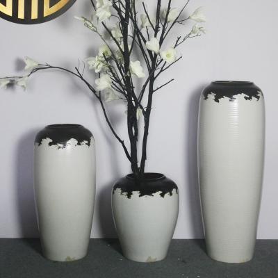 China Art Deco Chinese Porcelain Vase 30/80/100cm Stoneware Reactive Glazed Vases for Flowers Home Decor for sale