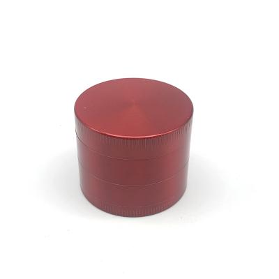 China Custom Cigarette Grinder Your Logo Metal Grinders For Smoking Accessories 40mm - RED Zinc Alloy Grinders for sale