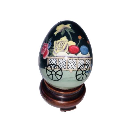 China Festival decoration hot sale stained glass easter egg easter egg decoration street party for sale