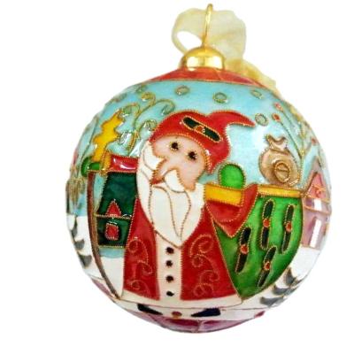 China All Factory Customized High End Chinese Cloisonne Enamel Collectibles Christmas Promotional Gifts for sale