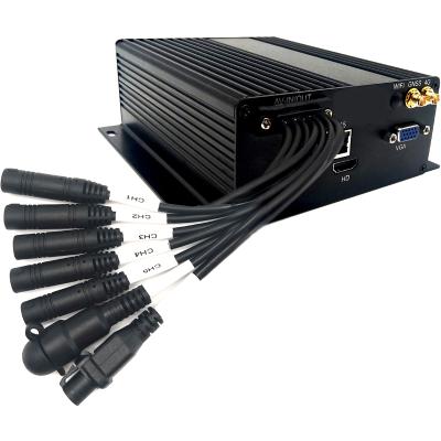 China School bus mobile vehicles 1080P security 4ch dvr support 4G or wireless network transmission HT-MD6004S for sale