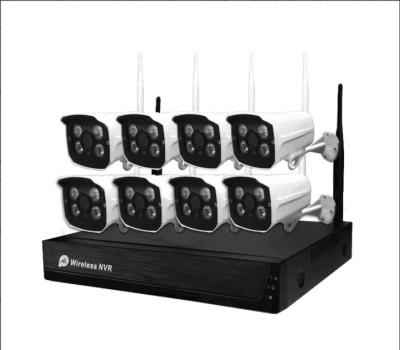 China Hot selling waterproof/waterproof 2Mp 1080P 8CH tuya wifi NVR kit with 8 cameras cctv security system for sale