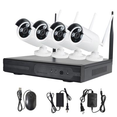 China Promotion 720P Camera Kit 4CH Home Security NVR Wireless WIFI KIT NKIT8104W for sale