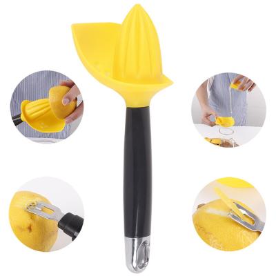 China Professional Plastic Lemon Manual Squeezer Citrus Squeezer Lime Squeezer Fruit Squeezer Kitchen Tool Lime Squeezer Lime Squeezer for sale