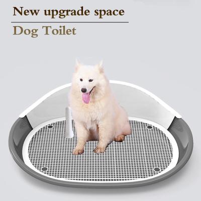 China Portable Pee Training Bedpan Pet Cleaning Dog Products Cat Dog Toilet Puppy Litter Tray Dog Training Cat Toilet Viable Dog Potty for sale