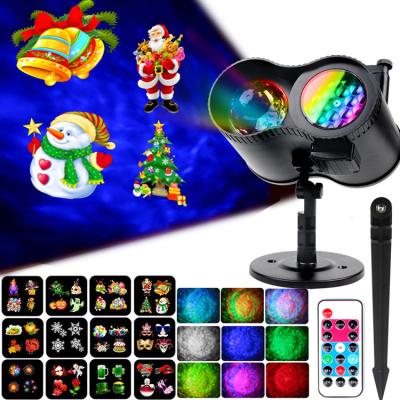 China Outdoor Christmas HolidayProjector Surf 18 Pool Party LED Halloween Lights Slides Remote Control WaterproofIndoor Projection Light for sale