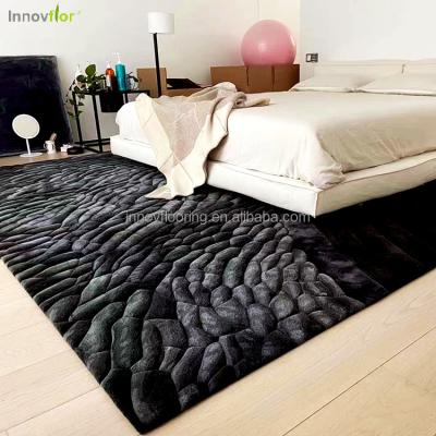 China Round Shape Washable Hand Tufted Carpet High Quality Guest Room Design Hotel Corridor New for sale