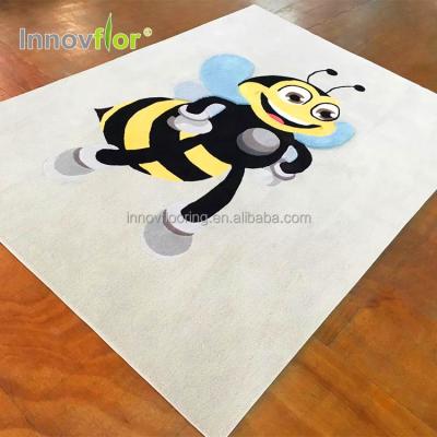 China Eco-friendly lovely animal bee butterfly bird cute design for children's room supermarket hot sales rug area rug for living room for sale