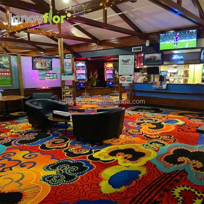 China Luxury Quality Modern Style Non-Slip 4 M Width Carpet 80%Wool Machine Made Nylon Hotel Casino Rug 20% for sale