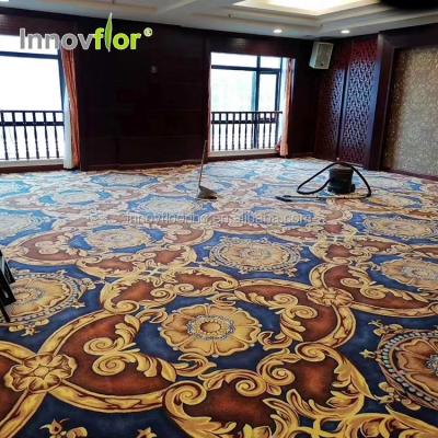 China Innovflooring Ballroom Carpet Luxury Hotel Wool Reversible Blankets For Living Room for sale