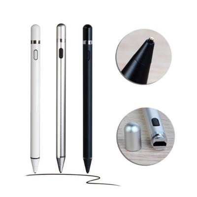 China Universal Compatibility Promotional Capacitive Touch Screen Metal Stylus Pen For Tablet for sale