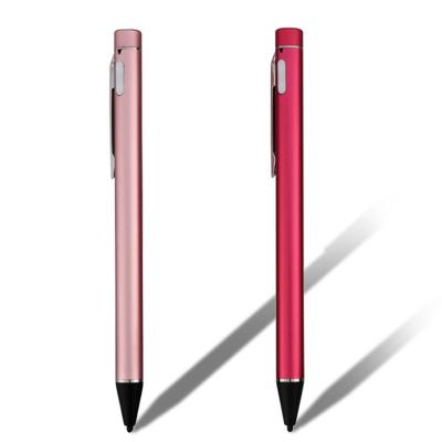 China Compatibility Mini Universal Rechargeable Capacitive Touch Screen Stylus Pen for iPhone iPad Samsung for sale