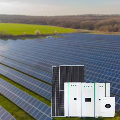 China High quality solar system 5kw complete with high efficiency 500W solar panels price Chinese solar energy system for sale