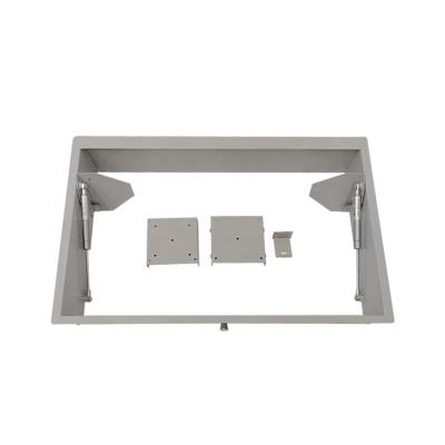 China Overhead Flip Box Conference System Screen Stand Flip Down Monitor Slide Box for sale