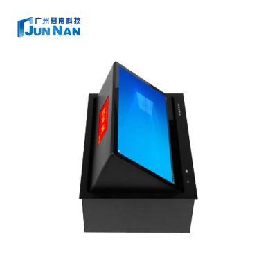 China 15.6 Easy Lift Computer Monitor Flipper Conference System Mechanism Motorized LCD Monitor Lift For Government for sale