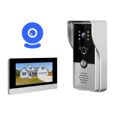 China Professional maintenance intercom for villa with four wire video camera doorbell for sale