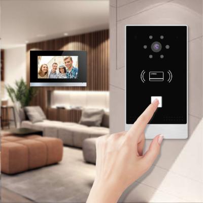 China Waterproof video intercom for home with lock intercom face recognition for villa for sale