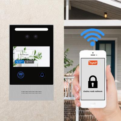 China Tuya smart app smart doorbell for villa Doobells Tuya intercom with Tuya for sale