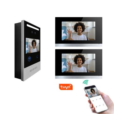 China Hd Smart Camera Tuya App Home Face Open Video Intercom Door Phone Doorbell for sale