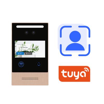 China Tuya Smart App Tuya Intercom For Home Wireless Doorbell IP Video Door Phone Intercom With Camera for sale